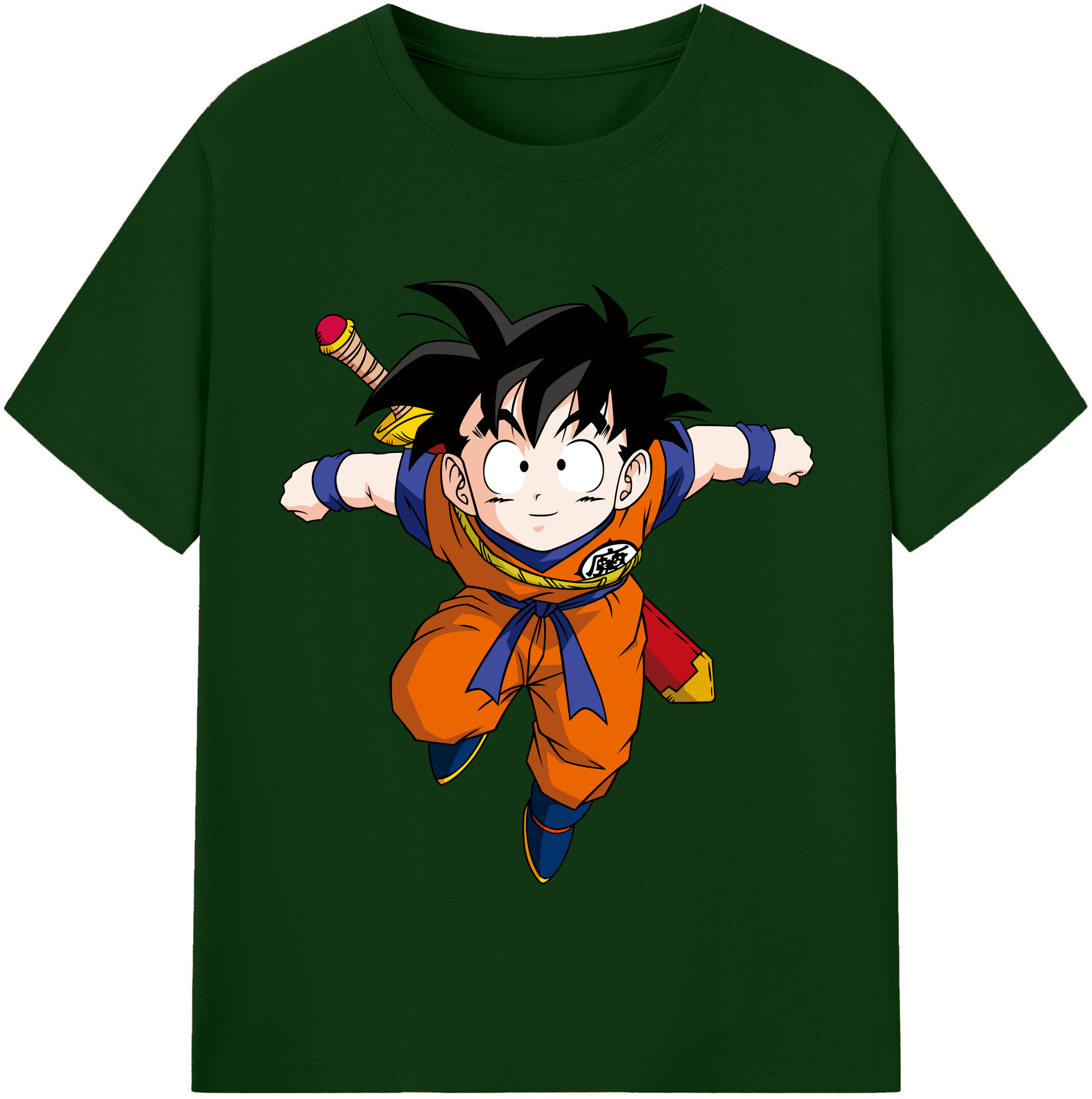 （画像用） ドラゴンボール 孫悟空（そん ごくう）Son Goku カカロット DRAGON BALL Kakarotto 綿100％半袖Tシャツ（フロントプリント）